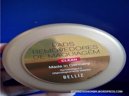 Pads removedores de Maquiagem Belliz (Full-Size) R$ 17,69 na Netfarma